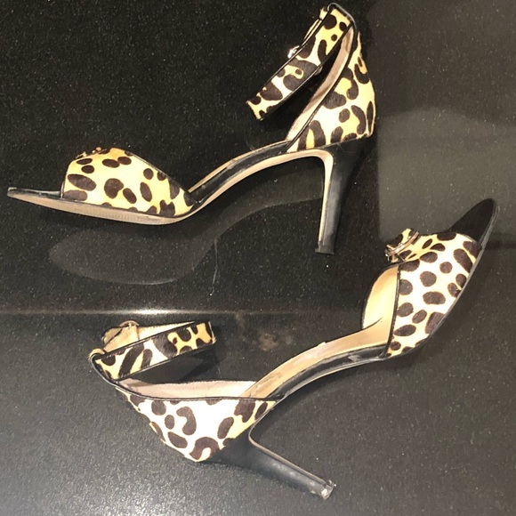 Coach and Four Shoes - ❌SOLD❌ Coach Leopard Print Ankle Strap